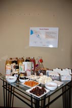 An exhibition of products from the Georgian-Armenian border